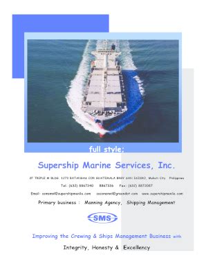 supership marine services inc
